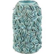 PTMD Bloempot Zubeda - 20x20x30 cm - Keramiek - Blauw