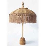 parasol bali mini jute d50h75cm beige Van der Leeden