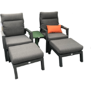 Relaxset urben antraciet 5 delige set