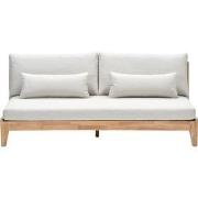 Kailua 2-zits bank acacia white wash/sahara sand