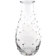 Clayre & Eef Vaas  Ø 7x14 cm Glas Glazen Vaas