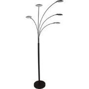 Mexlite - vloerlamp - Synna - zwart - metaal - LED - 1327ZW