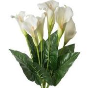 Clayre & Eef Kunstbloem 60 cm Wit Kunststof