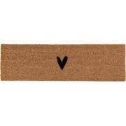 Clayre & Eef Deurmat 75x22 cm Bruin Kokosvezel PVC Hart