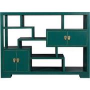 Fine Asianliving Chinese Boekenkast Open Kast Teal - Orientique