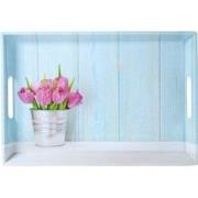 Diep Dienblad Rechthoekig - Tulpen Print - Design koffie / Thee dienbl...