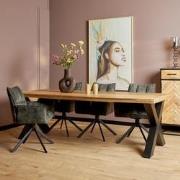 Starfurn Eettafel Denver | 240 cm | Rechthoek | X-poot