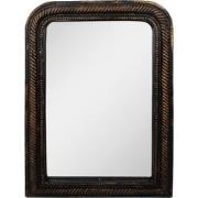Clayre & Eef Spiegel 77x6x109 cm Goudkleurig Metaal Glas Wandspiegel