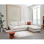 Hoekbank Rechts Loop Beige - Met Tafel