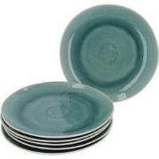6 stuks Dinerborden 27 cm  Esmee Groen - Reactive Glazing Aardewerk