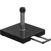 Einstein granieten parasolvoet - 40 kg - zwart gepolijst