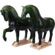 Fine Asianliving Chinees Paard Tang-Dynastie Terracotta Aardewerk