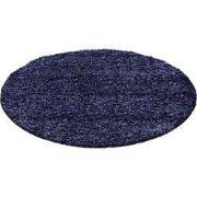 Tapijtenloods Basic Shaggy vloerkleed Donker Blauw Hoogpolig- 200 CM R...