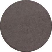 Tapijtenloods Basics Effen Rond Vloerkleed Bruin Laagpolig- 200 CM RON...