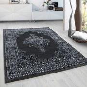 Marrakesh Neizar Oosters Vloerkleed Grijs – Laagpolig Tapijt- 80x150 C...