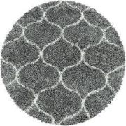 Tapijtenloods Opera Soft Shaggy Rond Hoogpolig Vloerkleed Grijs- 120 C...