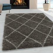 Tapijtenloods Harmony Soft Shaggy Hoogpolig Vloerkleed Taupe- 80x150 C...