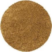 Tapijtenloods Monaco Soft Rond Shaggy Hoogpolig Vloerkleed Goud- 200 C...