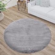 Paradise Fluffy Soft - Vloerkleed Hoogpolig - Effen Tapijt - Grijs- 12...