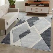 Tapijtenloods Bonito Abstract 3D Laagpolig Vloerkleed Tapijt Grijs- 12...