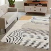 Tapijtenloods Bonito Everest 3D Laagpolig Vloerkleed Tapijt Beige- 80x...