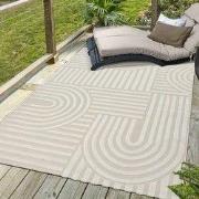 Berlin Outdoor - Japandi - Creme - Buitenkleed Tuin - Weerbestendig  -...