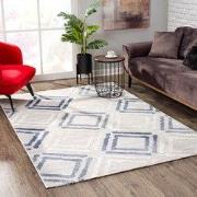 Evra Burano - Modern Vloerkleed - Laagpolig Tapijt - Grijs Blauw- 120x...