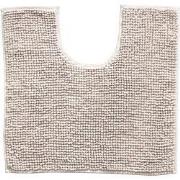 Indiana Fluffy Soft - Effen Badmat met Uitsparing - Soft Touch - Beige...