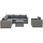 Garden Impressions Orangebird loungeset - incl.fauteuil - organic grey