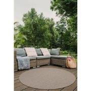 Brussels Uni Buitenkleed – Rond - Effen Indoor & Outdoor Vloerkleed – ...