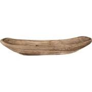 Clayre & Eef Decoratie schaal  60x8x12 cm Bruin Hout Rechthoek Fruitsc...