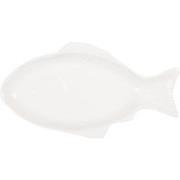 Clayre & Eef Kom Vis 550 ml Wit Keramiek
