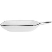Clayre & Eef Schaal 23x17 cm Wit Keramiek