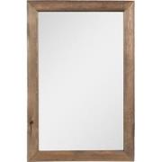 Clayre & Eef Spiegel  38x58 cm Bruin Hout Glas Rechthoek Wandspiegel