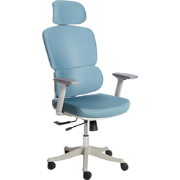 Beliani VISCOUNT - Bureaustoel-Blauw-Polyester