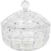 Clayre & Eef Glazen potje  Ø 18x18 cm Glas Rond Potje