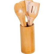 FSC® Bamboe 5-delige Houten Keukenset - Houten Keukengerei inclusief R...