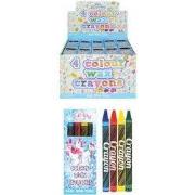 120 Stuks - Unicorn - 4-Delige Waskrijt Sets in doosje - Eenhoorn - Ui...