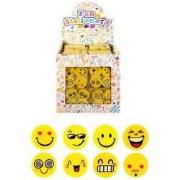 120 Stuks Smiley Gummen - 4-delige Smiley - In Traktatiebox - Uitdeelc...