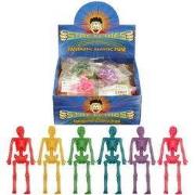 84 Stuks - Uittrekbare Strech Skeletten - In Display - Uitdeelcadeautj...