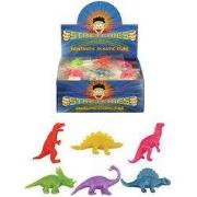 84 Stuks - Uittrekbare Strech Dinosaurus - In Display -  Uitdeelcadeau...