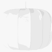 Beliani CABRIALES - Hanglamp-Wit-Nylon