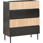 Beliani BLYTHE - Commode-Zwart-MDF