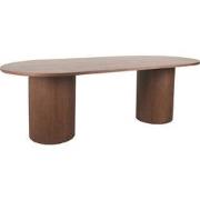 LABEL51 Eetkamertafel Oliva - Walnoot - Eiken - 240 cm