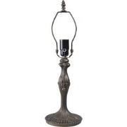LumiLamp Lampenvoet Tafellamp Tiffany  Ø 15x42 cm  Bruin Kunststof Lam...