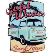Clayre & Eef Wanddecoratie  40x50 cm Blauw Roze Ijzer Rechthoek Beach ...