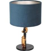Anne Lighting - tafellamp - Animaux - zwart - metaal velours stof - Ø ...