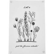 Garden Poster - PVC - Flowers outside - 40x60 cm