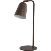 Light & Living - tafellamp - Salomo - bruin - metaal - bureaulamp - E2...