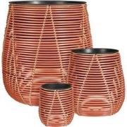Mica Decorations Bloempot Cancun - 47x47x50 cm - Gerecycled Plastic - ...